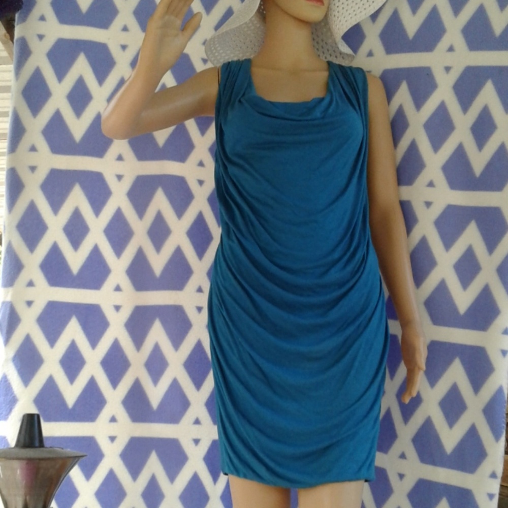 In add minus teal dress size XS